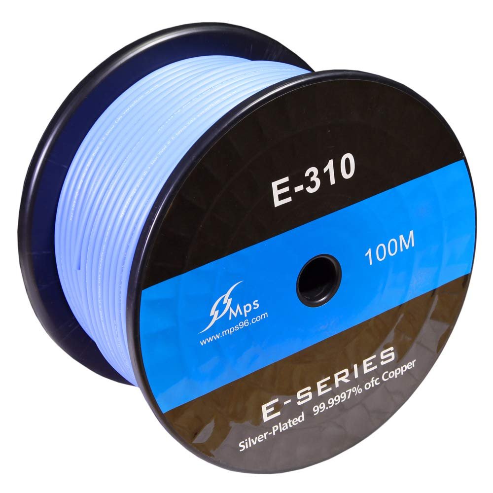 HiFi MPS E-310 99.9997% OFC+Silver Plated Audio Wire RCA Audio Cable Subwoofer Cable XLR Cable (10m)
