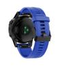 DKEnjoy Silicone Quick Fit Sports Wrist Band Replacement Accessory Watch Straps Bracelet Compatible for Garmin Fenix 8 47MM/E 47MM/7/6/5 Smartwatch (Blue) view 2