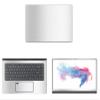 Decalrus - Protective Decal for MSI PS63 Modern (15.6" Screen) Laptop Silver Texture Brushed Aluminum Skin case Cover wrap BAmisPS63_15Silver view 1