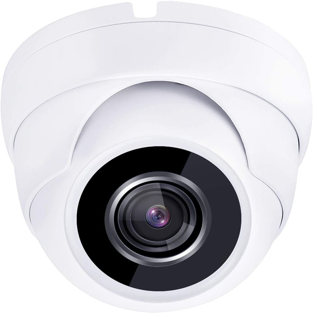 101AV 2MP 4in1 TVI/AHD/CVI/CVBS 2.8mm Fixed Lens Surveillance Dome Camera DWDR OSD menu Indoor Outdoor for CCTV DVR Home Office Surveillance Security (White) (2 Pack)