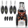 KICKER (2) Pair 46CSC54 Car Audio Coaxial Speakers CSC54 Bundle with 2 Rockville MAC525S Marine Wakeboard Speaker Pod Enclosures and 2 Rubber Adapter RZR Tower Speaker Enclosures (6 Items) view 1
