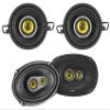 (2) KICKER 46CSC6934 6x9 450w Car Audio Speakers+(2) 46CSC354 3.5" 90w Speakers view 1