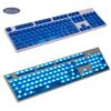 104 Keys Blank Non Printed Transparent Keycaps Backlit Keycap ANSI Layout OEM Profile for Cherry MX Mechanical Keyboard (White) view 4