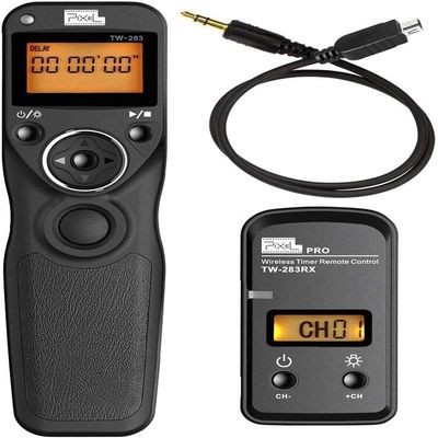 Pixel Timer Shutter Release Remote Control TW283-DC2 Remote Release for Nikon D5600 D3100 D3200 D3300 D5000 D5100 D5200 D5300 D5500 D90 D7000 D7100 D7500 D600 D610 D750 Z6 Z7