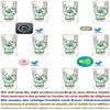 Case for At&T Prepaid Axia Qs5509a Case Silicone border + PC hard backplane Stand Cover SZ view 2