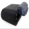 Belva BMRC7B Black Fully Enclosed Marine Radio Cover/Radio Splash Guard for Deck or Overhead Installs, Water-Resistant Flip-up Style view 3