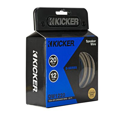 KICKER 46QW1220 Q-Series 12AWG Speaker Wire, 20 FT