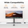 Bracwiser Single Fully Adjustable Monitor Arm Stand Mount Fits One Screen 13-32 inch 22lbs for Monitor Computer Screen 13 15 17 19 20 22 23 24 26 27 30 32 inch VESA 75 100 (MD7401) view 3