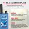 Cobra HE150 B - Kid Friendly Walkie Talkies - 16-Mile Range, 2 Channels Two-Way Radio Set, Blue (2-Pack) view 2