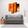 Glowing Salt lamp and Himalayan Salt Bricks Canvas Wall Art Hanging Paintings Modern Artwork Abstract Picture Prints Home Decoration Gift Unique Designed Framed 4 Panel view 4