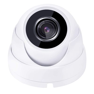101AV 2MP 4in1 TVI/AHD/CVI/CVBS 2.8mm Fixed Lens Surveillance Dome Camera DWDR OSD menu Indoor Outdoor for CCTV DVR Home Office Surveillance Security (White) (1 Pack)