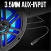 BELVA BPS6RGB UTV/ATV Weatherproof Sound System Dual 6.5 Speakers with 1 Tweeters, Built-in Amplifier, Bluetooth, Aux-in, Multi Color Illumination, Wireless Remote, Easy Installation view 4