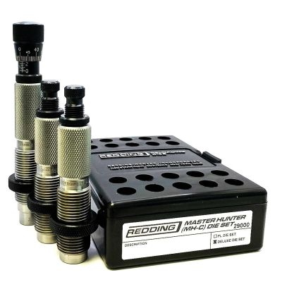 Redding Reloading Master Hunter Deluxe Die Set | Competition Hunting Handloading Cartridge | 6.5 PRC