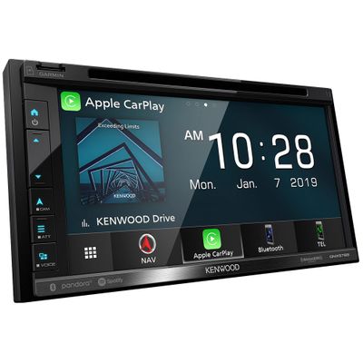 KENWOOD DNX576S 6.8 Bluetooth Double-DIN In-Dash Navigation DVD Receiver, & SiriusXM