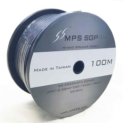 HiFi MPS SGP-116 99.9999% OFC Hi-end Speaker Wire Amplifier Speaker Audio Cables Speaker Raw Speaker Cable 8mm (10m)