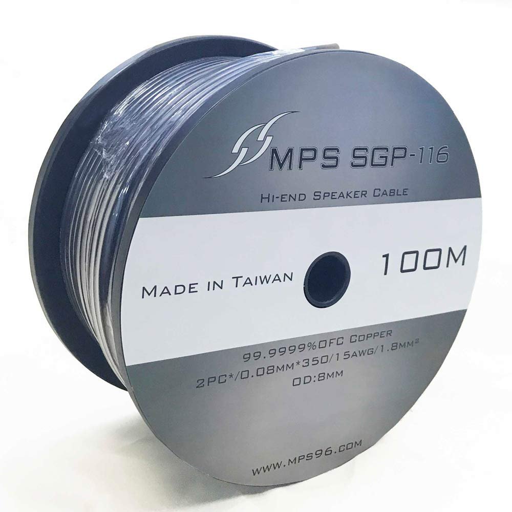 HiFi MPS SGP-116 99.9999% OFC Hi-end Speaker Wire Amplifier Speaker Audio Cables Speaker Raw Speaker Cable 8mm (10m)