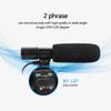 Camera Microphone, Lightweight Portable Condenser Microphone with Windsheid for Camera Camcorder view 3