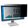 3M Privacy Filter for 23.8 in. Widescreen Monitor (PF238W9B),Black view 1