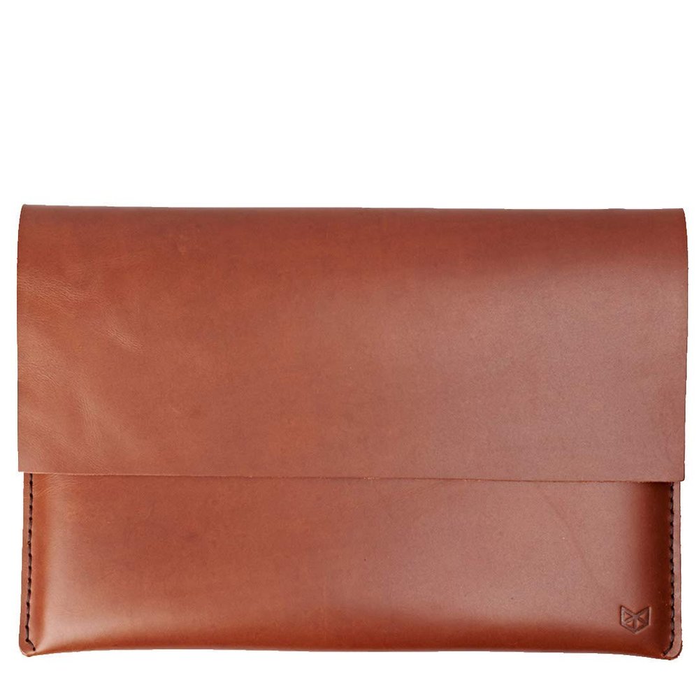 Capra Leather Microsoft Surface Case for Men, Light Brown Surface Book 2 15" Sleeve, Travel Laptop Sleeve Bag, Protective Microsoft Folio Cover. Mens Gift