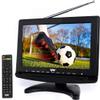 Tyler TTV706 10 Portable Widescreen 1080P LCD TV with Detachable Antennas, HDMI, USB, RCA, FM Radio, Built in Digital Tuner, AV Inputs, AC/DC, (3) Antennas, and Remote Control view 1