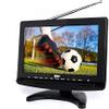 Tyler TTV706 10 Portable Widescreen 1080P LCD TV with Detachable Antennas, HDMI, USB, RCA, FM Radio, Built in Digital Tuner, AV Inputs, AC/DC, (3) Antennas, and Remote Control view 2