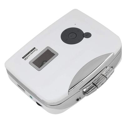 Jacksking Cassette Converter, Portable Cassette Tape Player to MP3 Converter USB Flash Drive Capture Audio Computers Music Player
