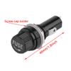 Qiilu Screw Holder Socket, Electrical Panel Mounted Holder Socket for 6 * 30 Glass AC 125V 15A / 250V 10A (5pcs) view 2