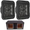 KICKER Car Audio L7 12" 1200W Subwoofers 46L7T122 and Ported Enclosure Sub Box