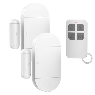 Door Window Pool Alarm with Remote Control, 2Pcs 130dB Wireless Magnetic Sensor Anti-Theft Door Alarms for Kids Safety Home Store Garage Apartment Business Security