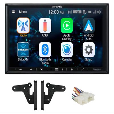 Alpine 7 Receiver Bluetooth w/Carplay/Android For 2013 Toyota Highlander