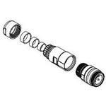 1300700024, Quick-Change Male Field Attachable, 4 Pole, Straight