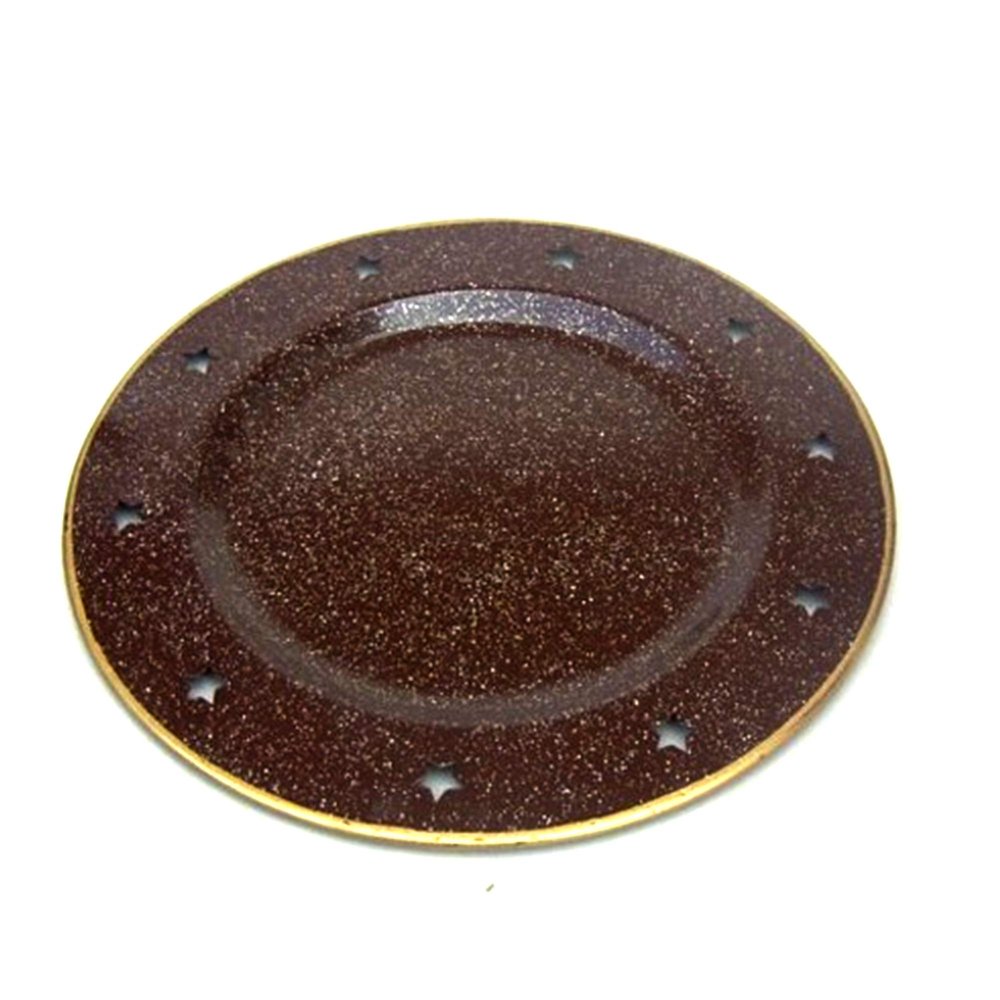 India Overseas Trading Corporation Home Decor Wall Plates Sculptures Sun Moon Star Metal Display, Set of 3
