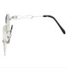 Eyekepper Rimless Blue Light Filtering Computer Glasses - Ladies Stylish Reading Eyeglasses - UV420 Protection Anti Eye Strain Tired Eye Relief Readers Women +1.0 Silver Frame with Black Tips view 4