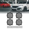 X AUTOHAUX 4pcs Grill Cover 8 Inch Mesh Protector Car Speaker Cover Woofer Subwoofer Grill view 2