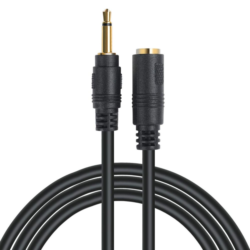 3.5mm Mono Extension 6FT - 12V Trigger, IR Infrared Sensor Receiver Extension Extender, 3.5mm 1/8" TS Monaural Mini Mono Audio Plug Jack Connector Male to Female Cable Wire Cord (6FT)