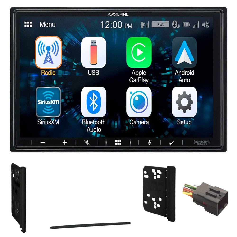 Alpine 7 Receiver Bluetooth w/Carplay/Android For 1998-2001 Ford Explorer