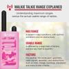 Cobra HE150 P - Kid Friendly Walkie Talkies - 16-Mile Range, 2 Channels Two-Way Radio Set, Pink, (2-Pack) view 2