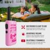 Cobra HE150 P - Kid Friendly Walkie Talkies - 16-Mile Range, 2 Channels Two-Way Radio Set, Pink, (2-Pack) view 3