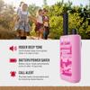 Cobra HE150 P - Kid Friendly Walkie Talkies - 16-Mile Range, 2 Channels Two-Way Radio Set, Pink, (2-Pack) view 4