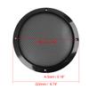 X AUTOHAUX 2pcs Grill Cover 8inch Mesh Protector Car Speaker Woofer Subwoofer Grill Black view 4