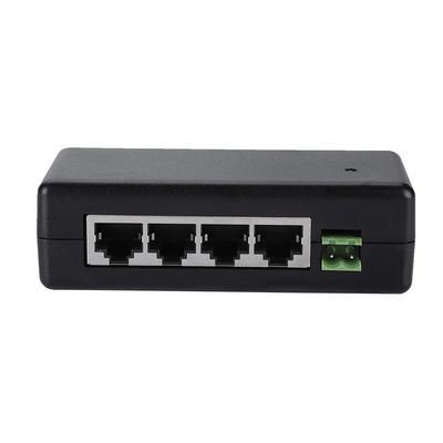 PoE Ethernet Power Supply 4 Port POE DC 12V-48V Power Adapter Injector for IP Camera 802.3af/802.3at Device