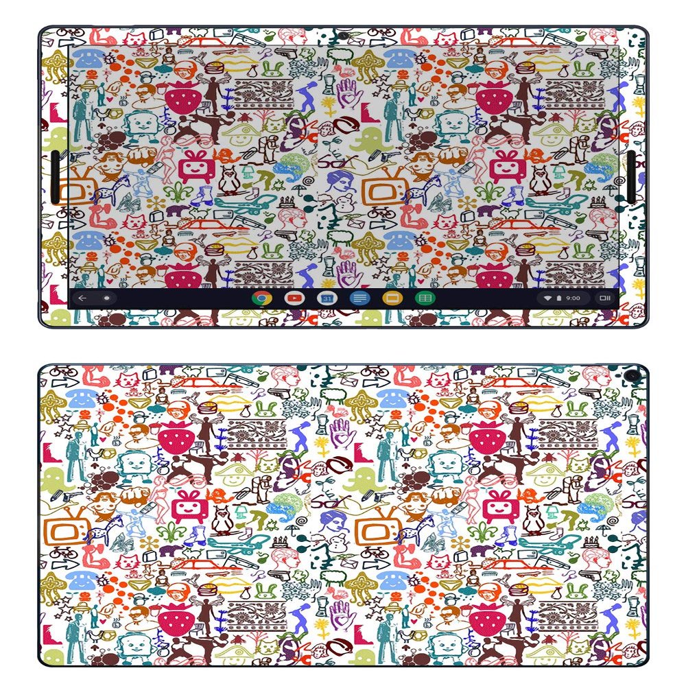 Decalrus - Protective Decal Skin Skins Sticker for The Google Pixel Slate (12.3" Screen) Tablet case Cover wrap GOpixelSlate_12-13