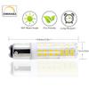 G MGY OLED BA15D LED Bulb, Dimmable BA15D LED Light Bulb, 60W Halogen Bulb Equivalent, 6W, AC120V, Double Contact Bayonet Base (White6000K, 4)  view 2