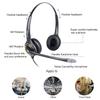 VoiceJoy Binaural Headset with Noise Cancelling Microphone with QD(Quick Disconnect),Compatible and Plantronics QD Quick Disconnect Connector view 3