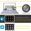 AUTENS IR Illuminator, 850nm 12-Led Wide Angle IP67 Waterproof Night Vision IR Infrared Light for IP Camera CCTV Analogue Security Surveillance Camera with 12V DC Power Adapter (60 Degree) view 3