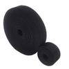Cshopping Self Adhesive Fastening Tape, Double Sided Cable Ties Wraps Straps, 0.4 Inch Nylon Hook & Loop Fastener Tape, 1 Yard/roll, Wire Organizer for Cords Cable Management, Black view 1