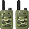 Cobra HE150 G - Kid Friendly Walkie Talkies - 16-Mile Range, 2 Channels Two-Way Radio Set, Green, (2-Pack) view 1