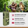 Cobra HE150 G - Kid Friendly Walkie Talkies - 16-Mile Range, 2 Channels Two-Way Radio Set, Green, (2-Pack) view 3