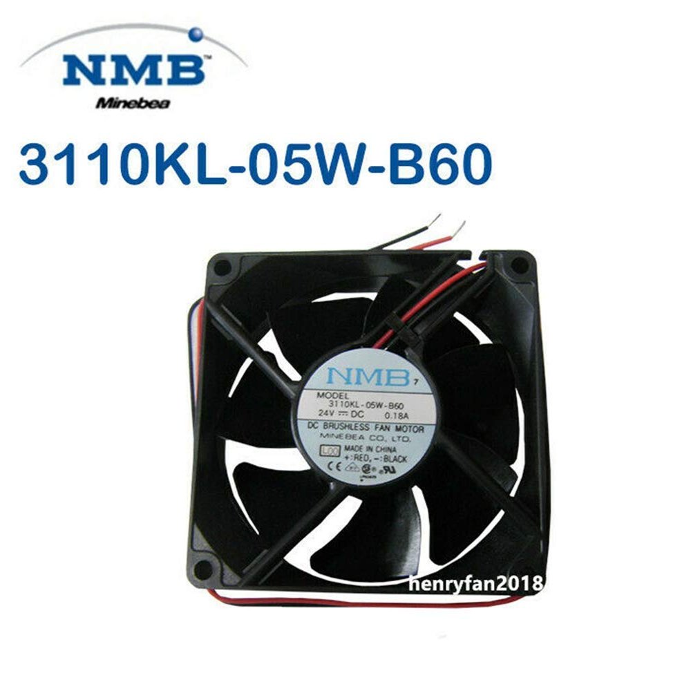 Original NMB 3110KL-05W-B60 Fan DC24V 0.18A 80X80X25MM Graphics Card Cooling Fans
