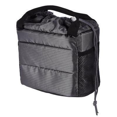 Padded DSLR/SLR Camera, Portable Insert Partition Camera Handbag Shockproof Protective Case Carrying Pouch for DSLR Camera/Lens(Gray)